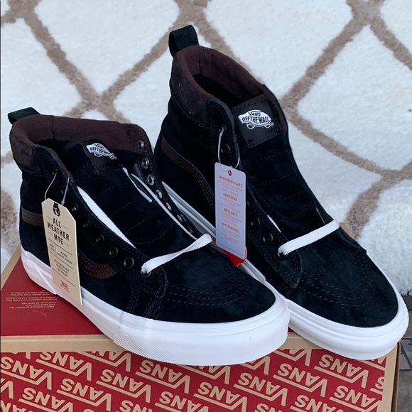 • VANS SK8-Hi Mte Black/Chocolate Torte Men’s - Picture 4 of 16